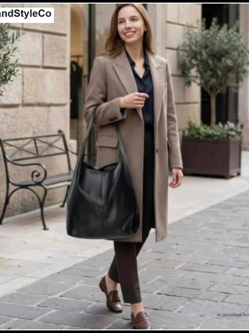 Genuine Leather Hobo Bag for Women Large Soft Slouchy Tote Shoulder Handbag